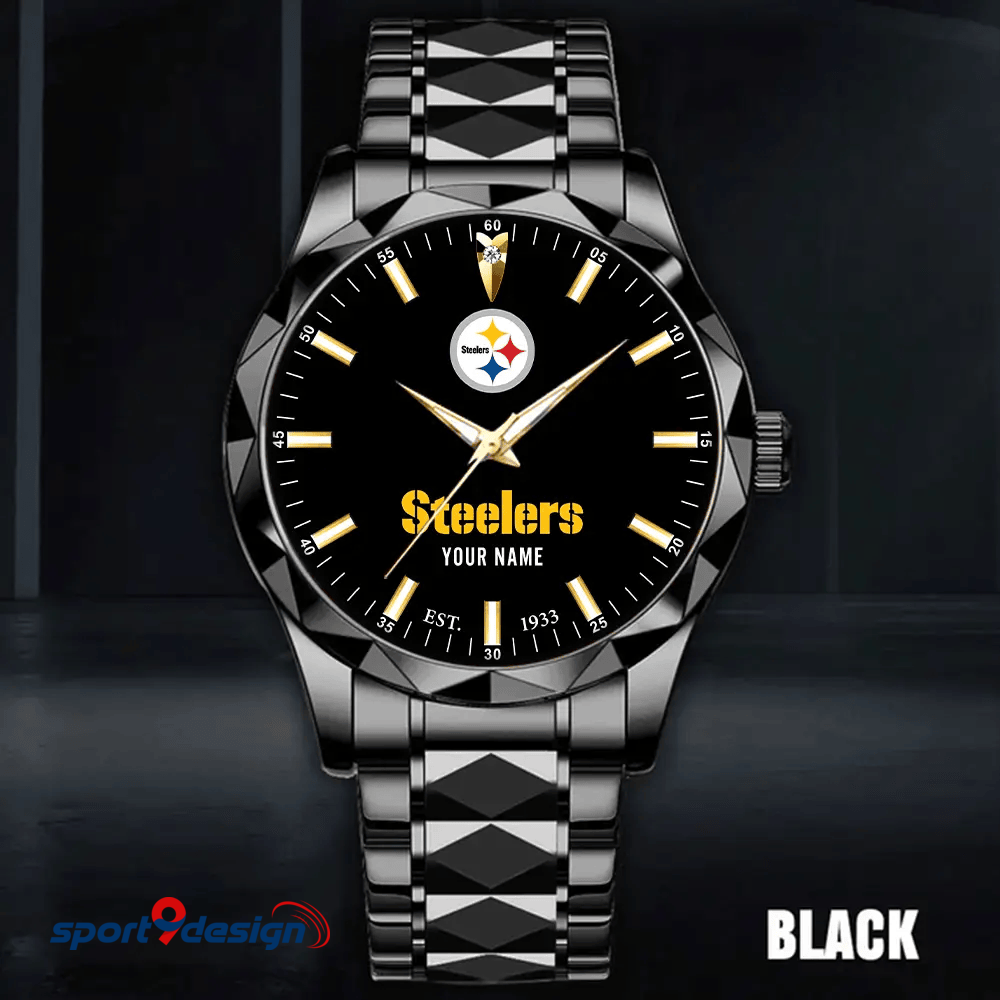 Pittsburgh Steelers Luxury Diamond Men Watch Trending 2025