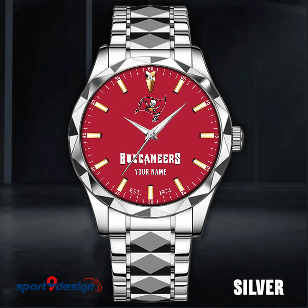 Tampa Bay Buccaneers Luxury Diamond Men Watch Trending 2025