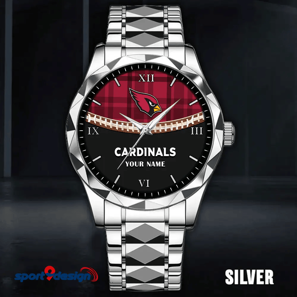 Arizona Cardinals Luxury Diamond Men Watch Trending 2025