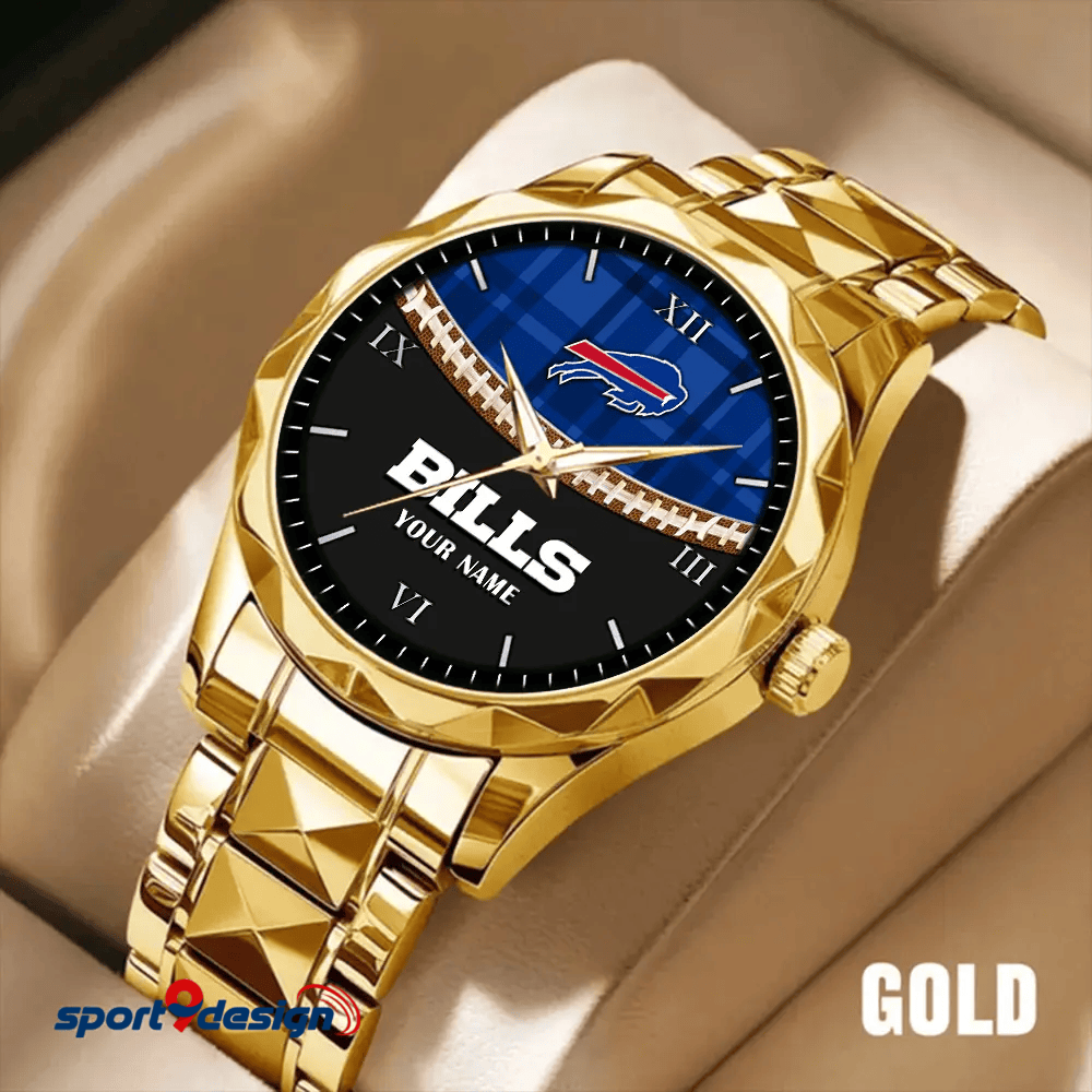 Buffalo Bills Luxury Diamond Men Watch Trending 2025