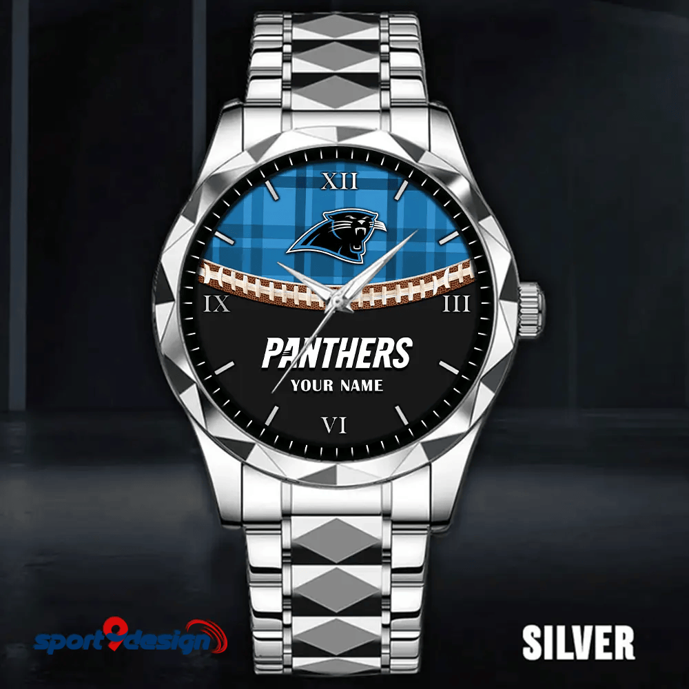Carolina Panthers Luxury Diamond Men Watch Trending 2025