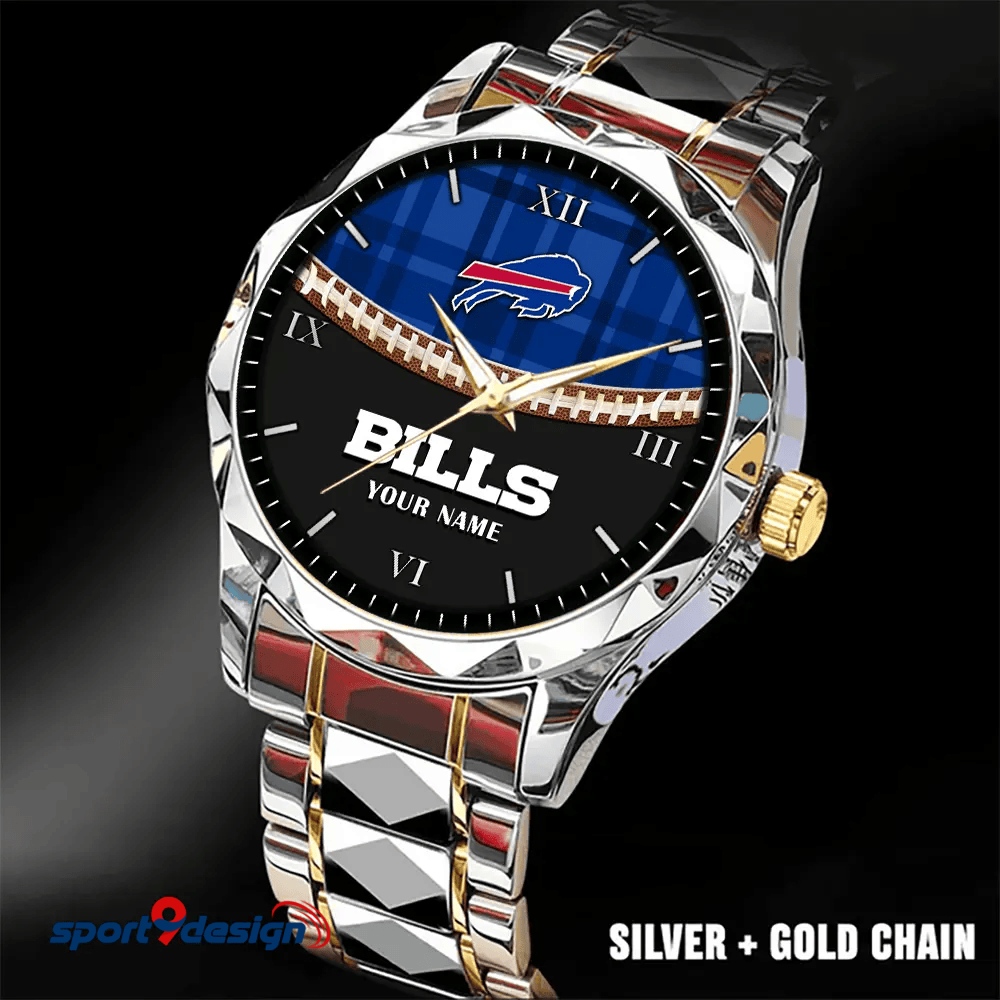 Buffalo Bills Luxury Diamond Men Watch Trending 2025