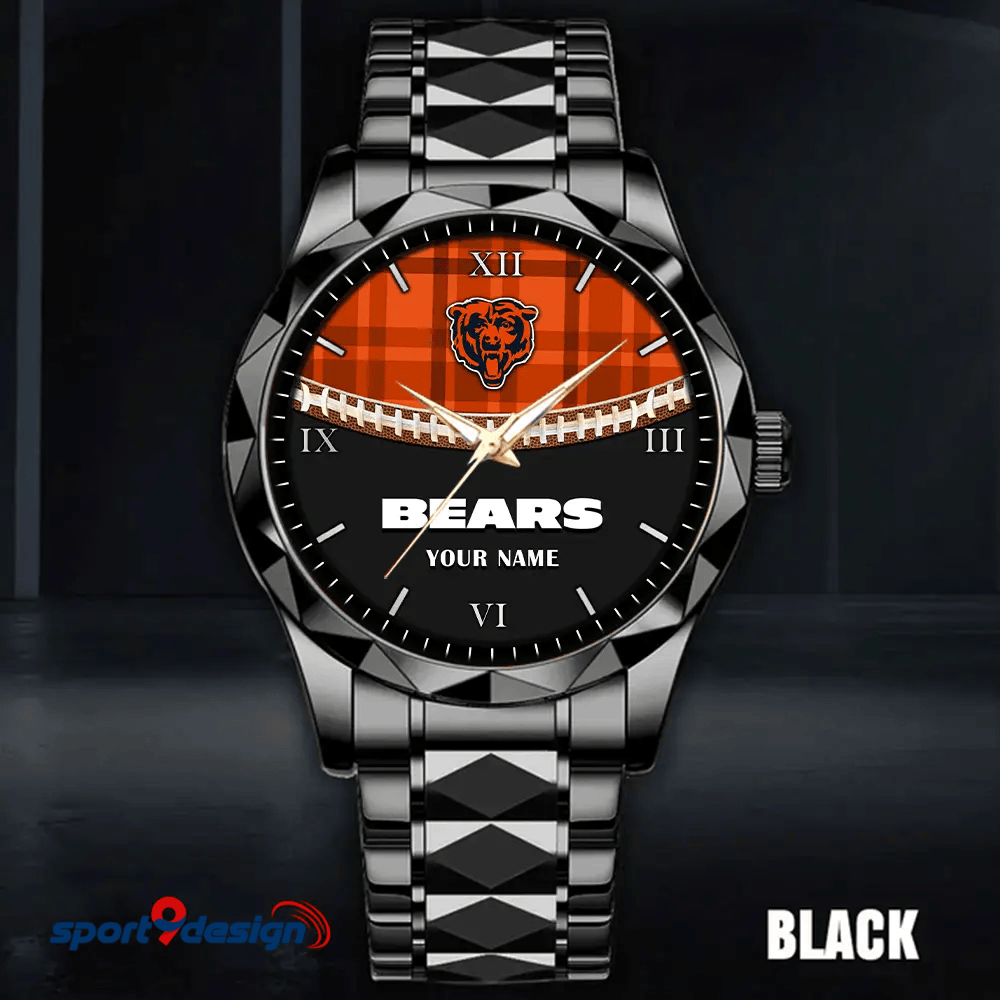 Chicago Bears Luxury Diamond Men Watch Trending 2025