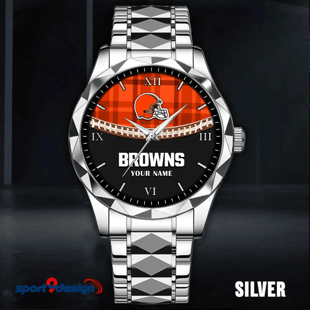 Cleveland Browns Luxury Diamond Men Watch Trending 2025