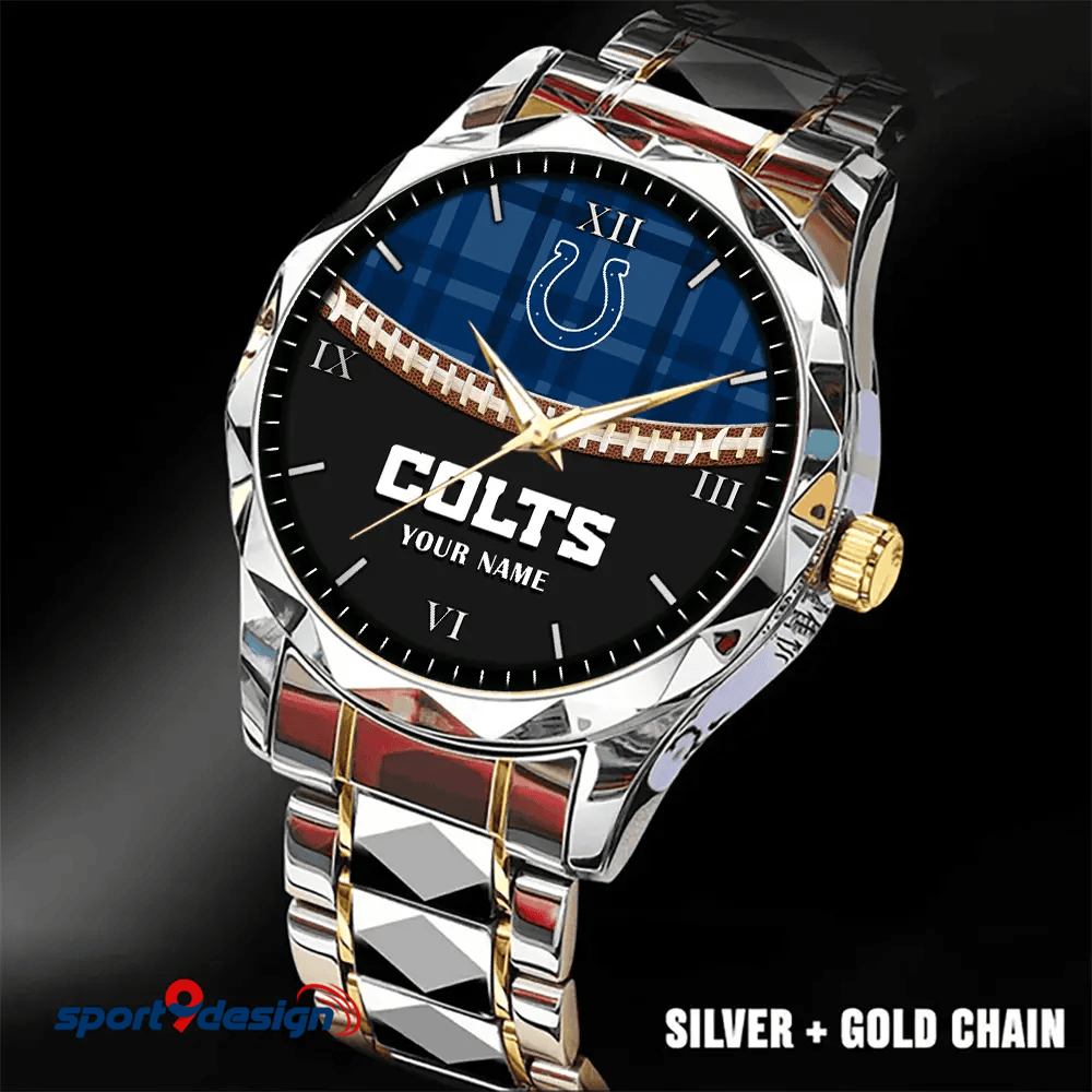 Indianapolis Colts Luxury Diamond Men Watch Trending 2025