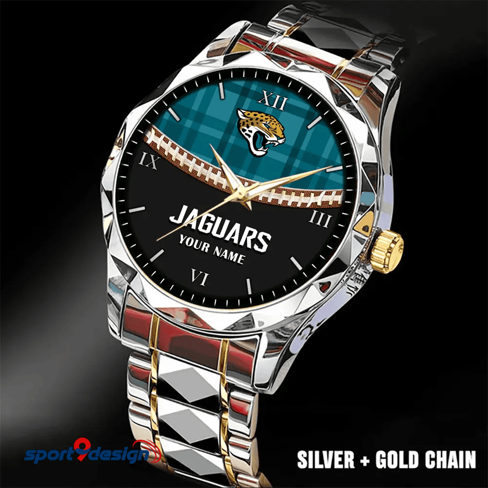 Jacksonville Jaguars Luxury Diamond Men Watch Trending 2025