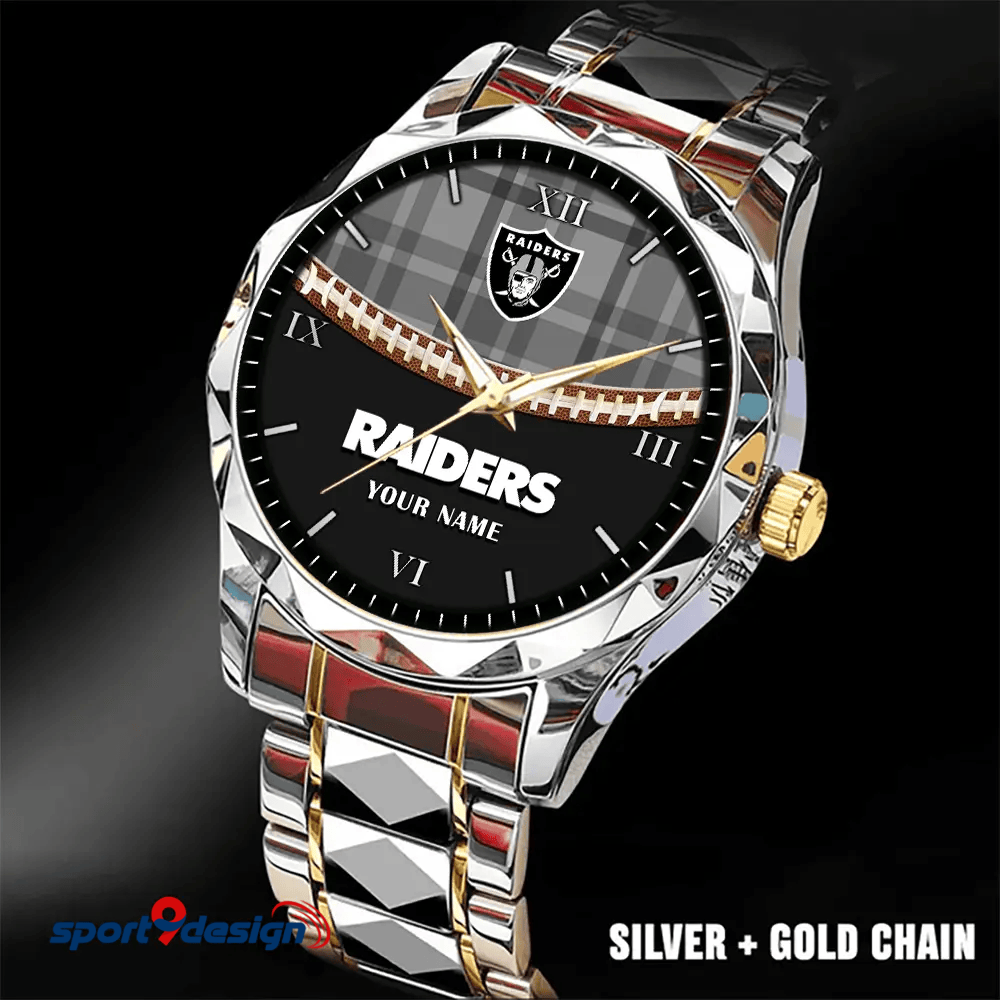 Las Vegas Raiders Luxury Diamond Men Watch Trending 2025