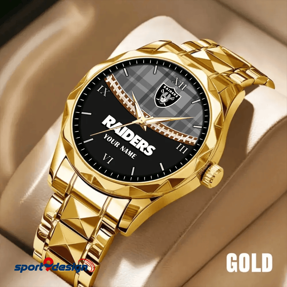 Las Vegas Raiders Luxury Diamond Men Watch Trending 2025