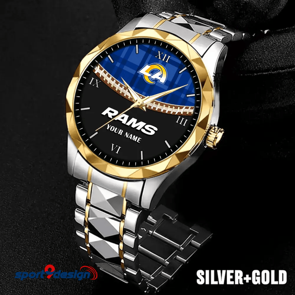 Los Angeles Rams Luxury Diamond Men Watch Trending 2025