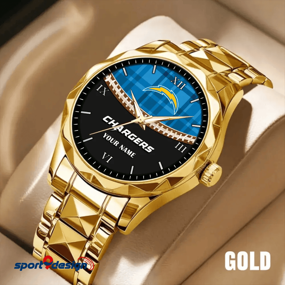 Los Angeles Chargers Luxury Diamond Men Watch Trending 2025