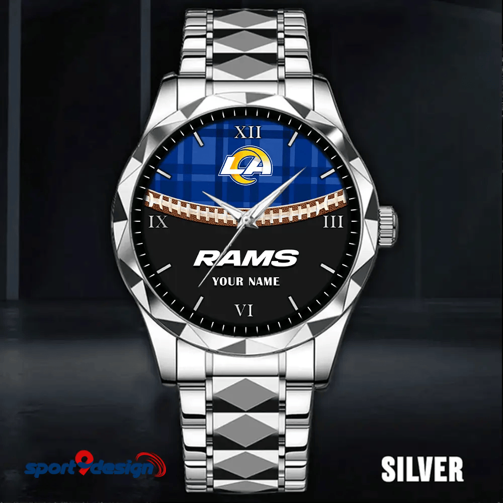 Los Angeles Rams Luxury Diamond Men Watch Trending 2025