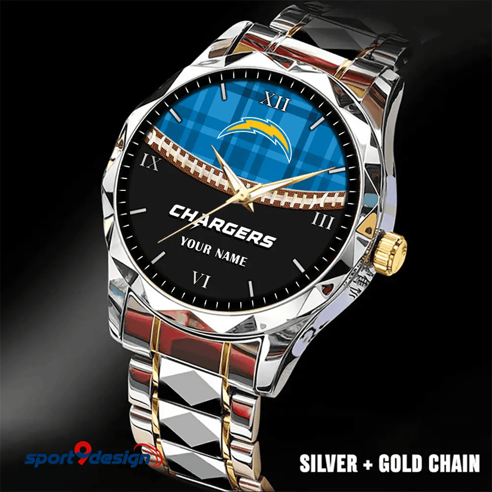 Los Angeles Chargers Luxury Diamond Men Watch Trending 2025