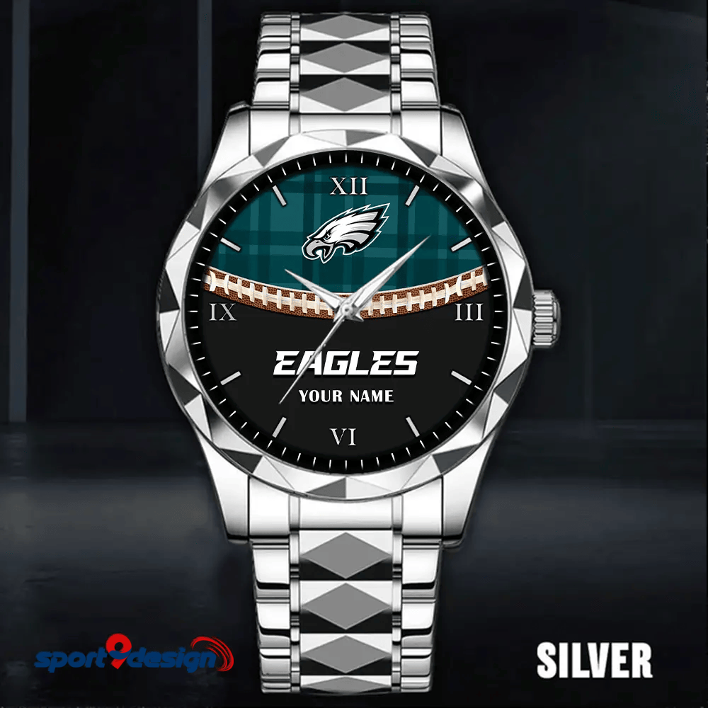 Philadelphia Eagles Luxury Diamond Men Watch Trending 2025