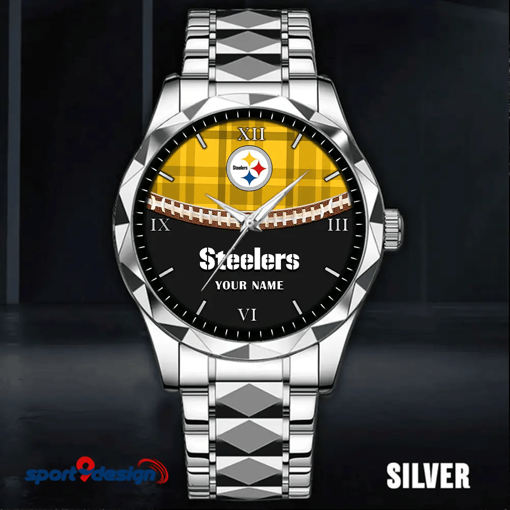 Pittsburgh Steelers Luxury Diamond Men Watch Trending 2025