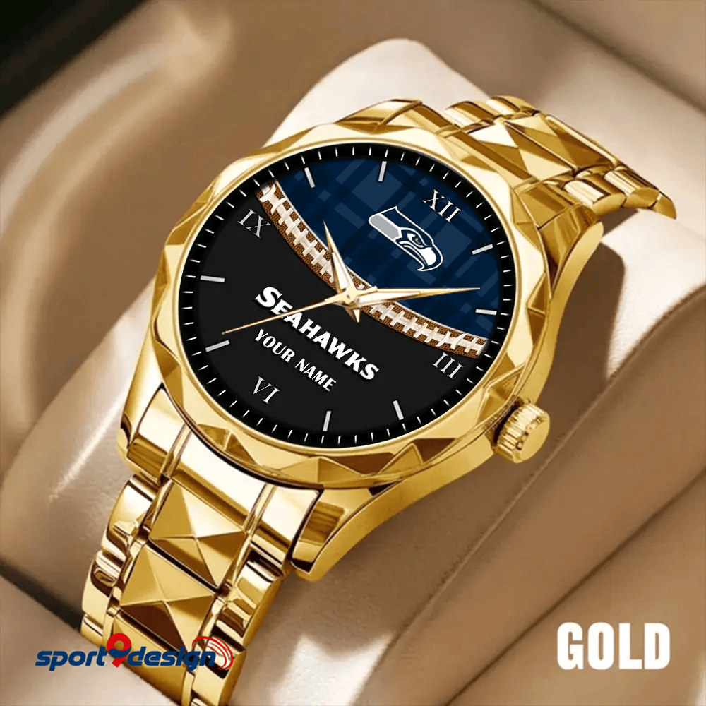 Seattle Seahawks Luxury Diamond Men Watch Trending 2025