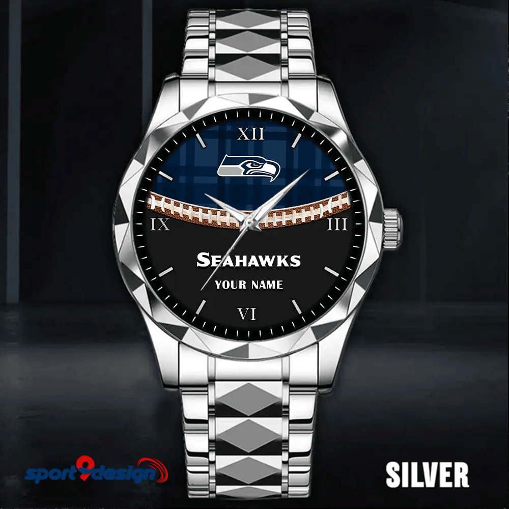 Seattle Seahawks Luxury Diamond Men Watch Trending 2025