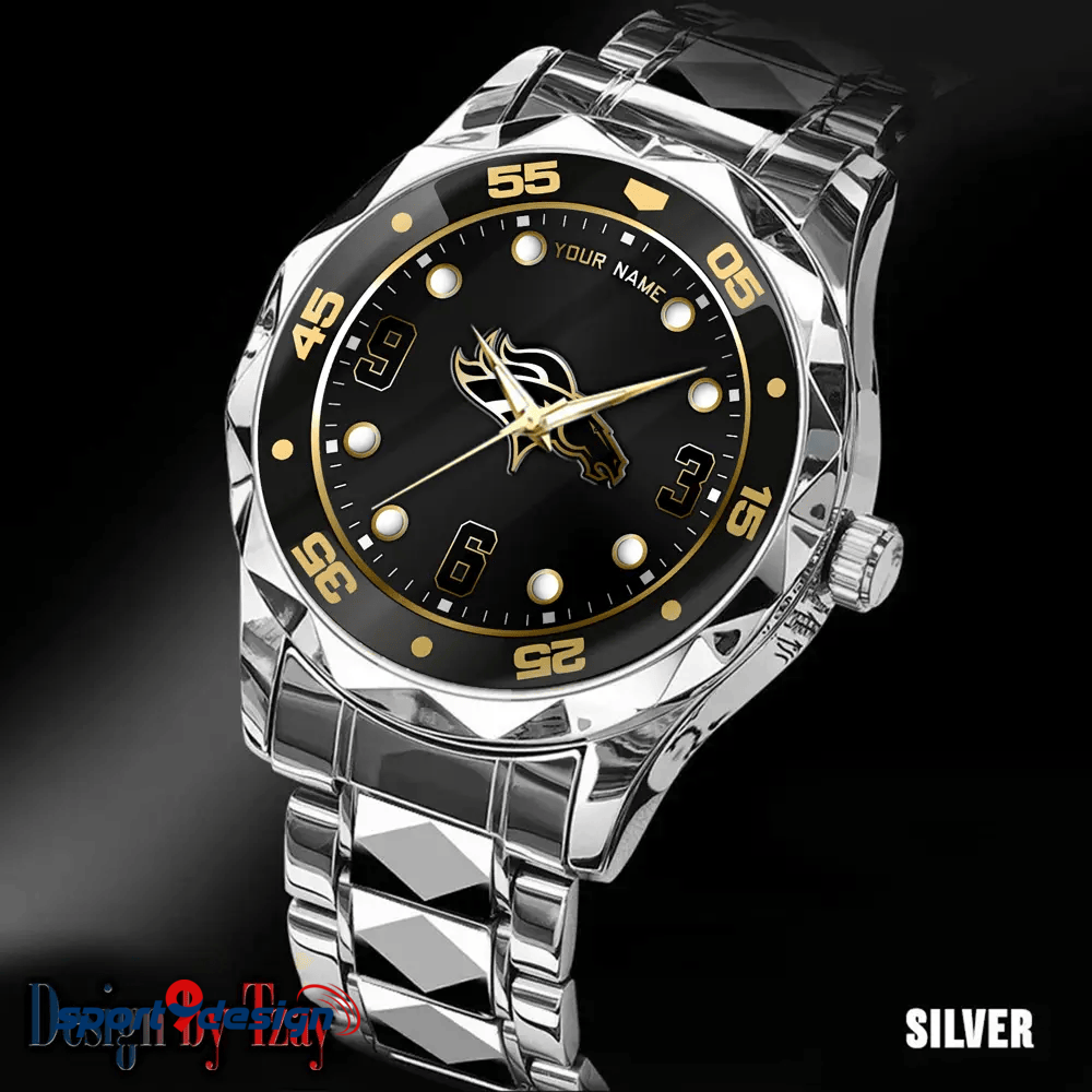 Denver Broncos Luxury Diamond Men Watch Trending 2025