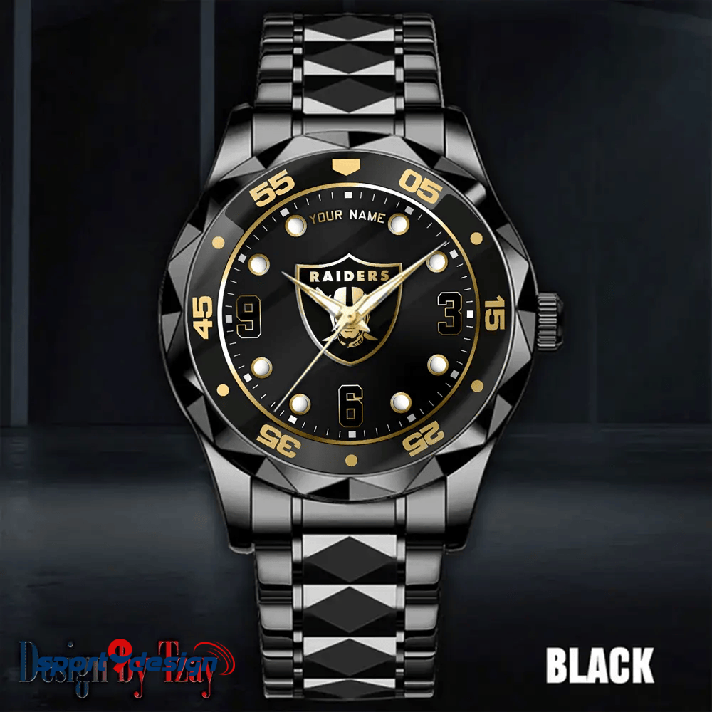 Las Vegas Raiders Luxury Diamond Men Watch Trending 2025
