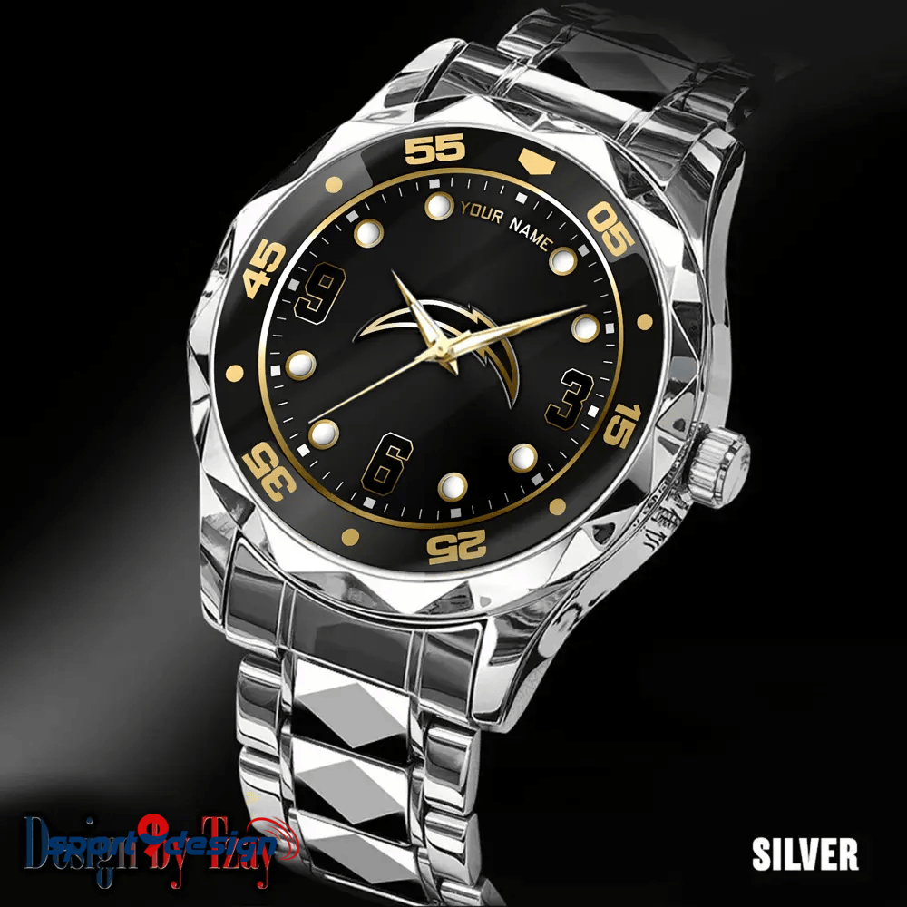 Los Angeles Chargers Luxury Diamond Men Watch Trending 2025