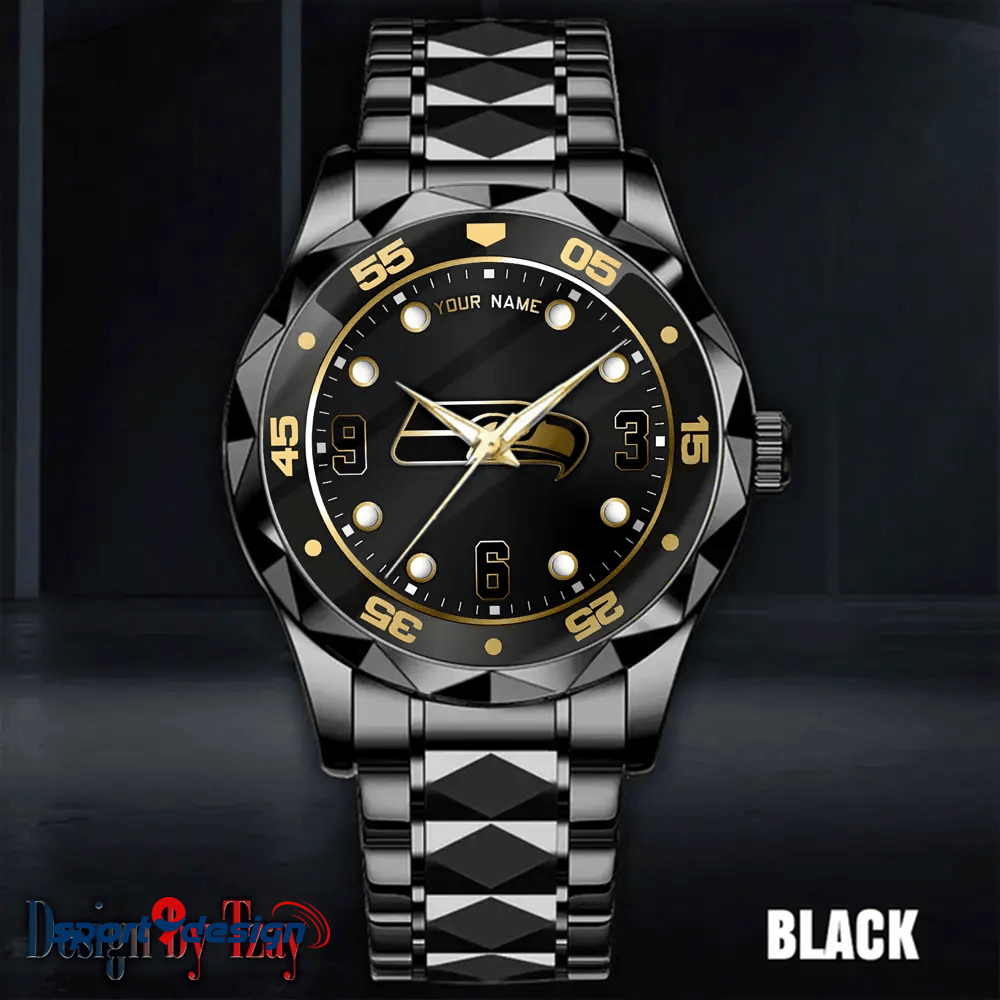 Seattle Seahawks Luxury Diamond Men Watch Trending 2025