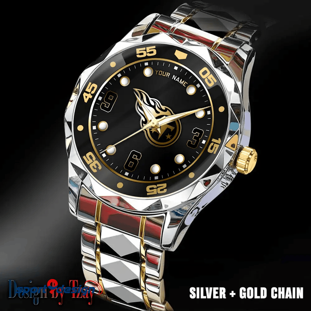 Tennessee Titans Luxury Diamond Men Watch Trending 2025