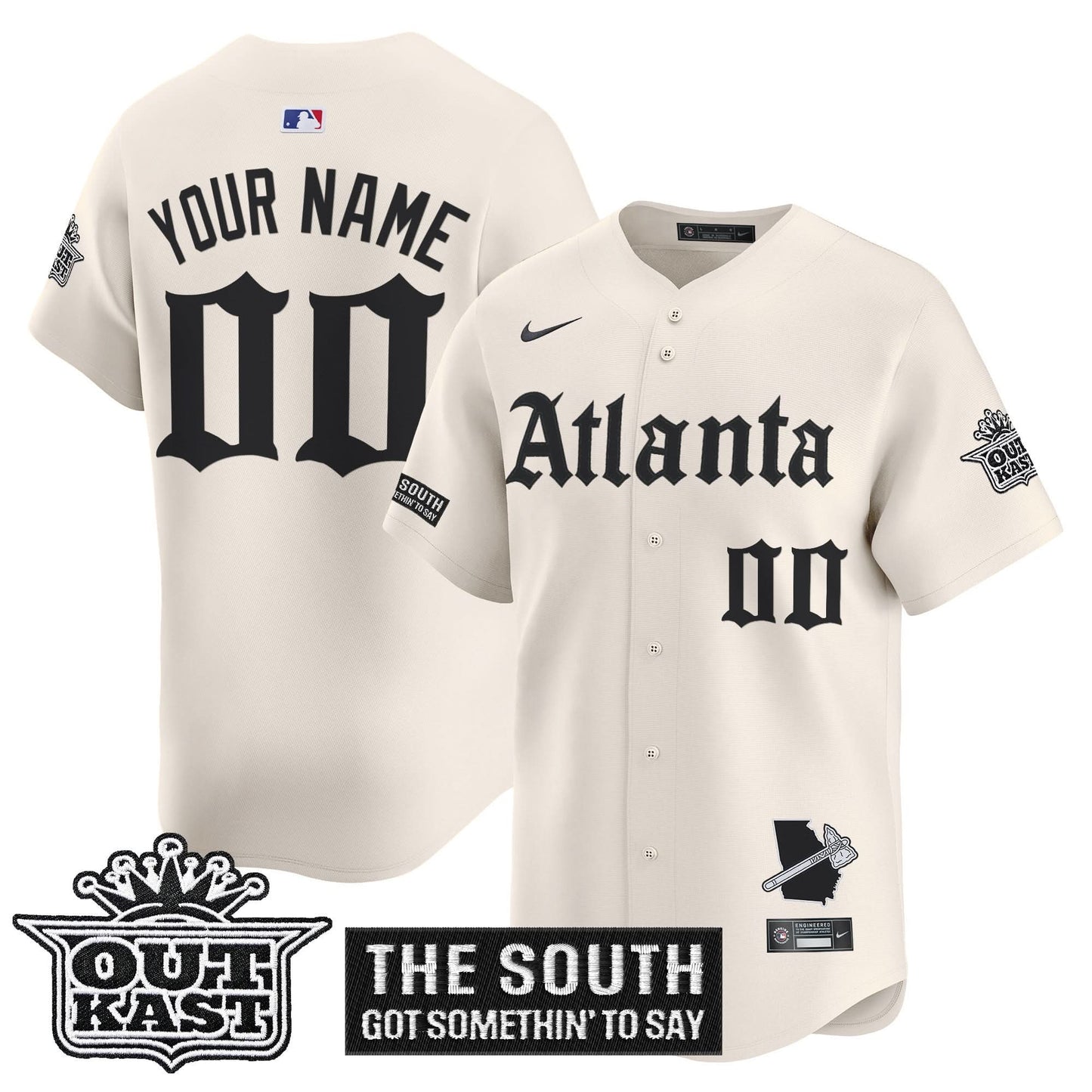 AB 'Gothic South x Outkast Edition' Vapor Premier Limited Custom Jersey - All Stitched