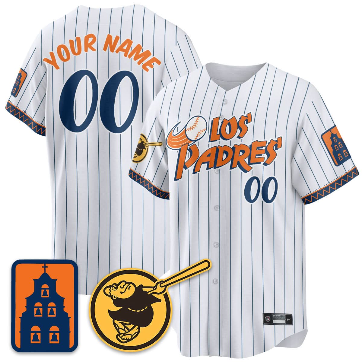 San Diego Padres City Connect City Concept Custom Jersey - All Stitched