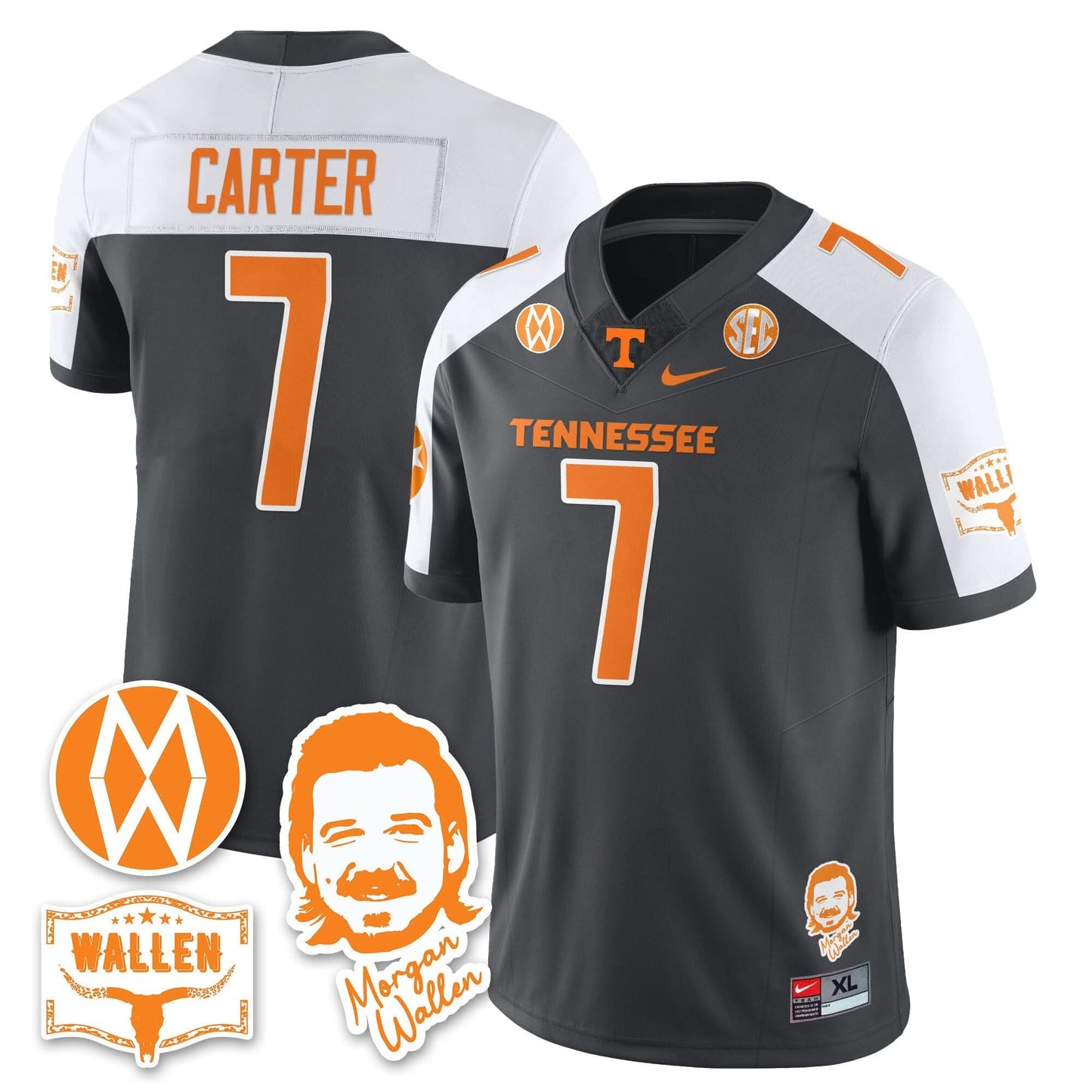 TV Morgan Wallen 2025 Jersey - All Stitched