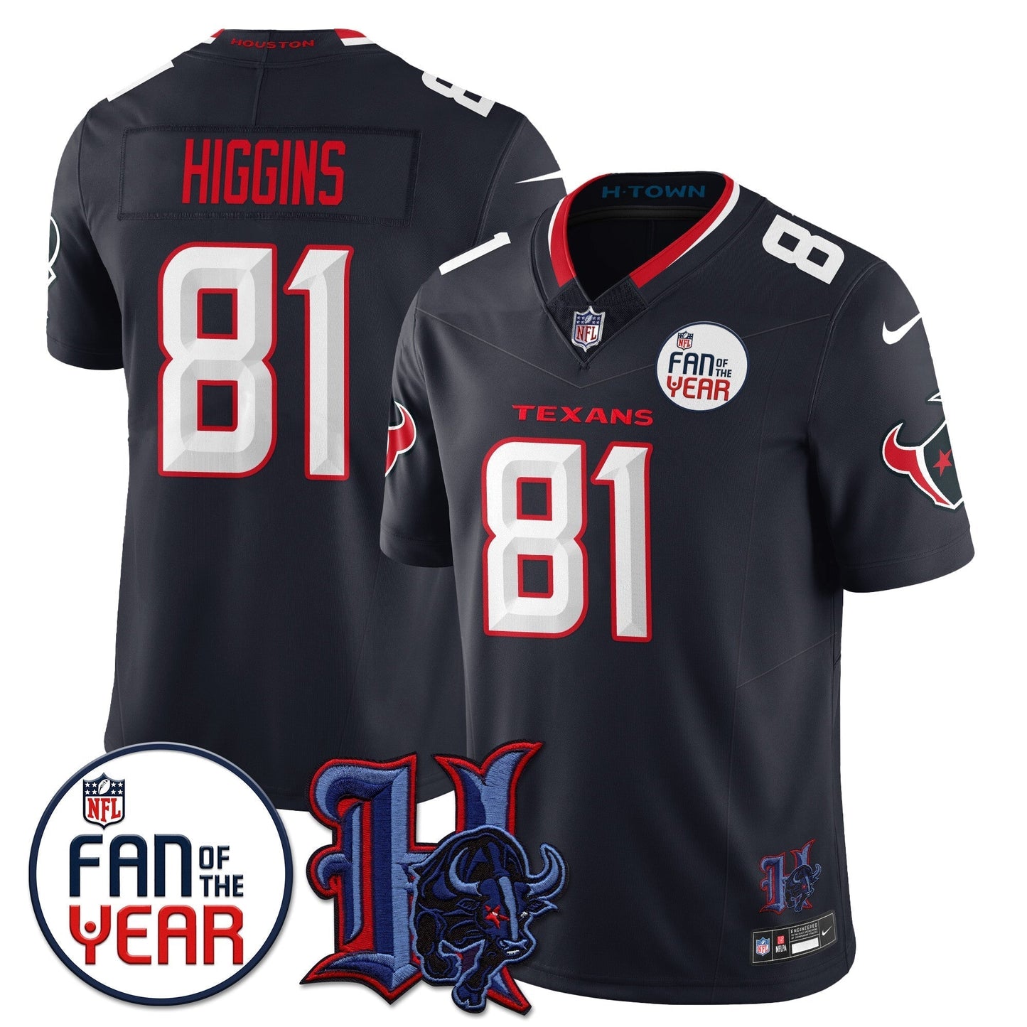 HT "Fan Of The Year" Jersey - All Stitched