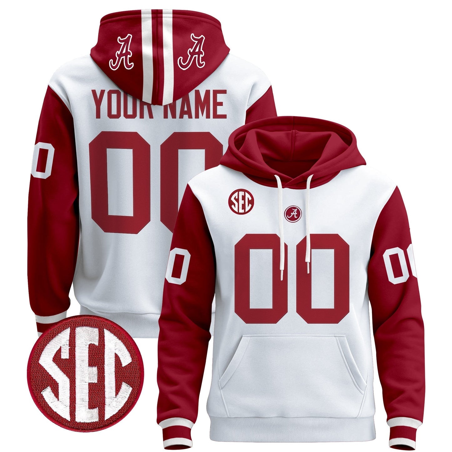 Alabama Crimson 2025 Premium Custom Pullover Hoodie