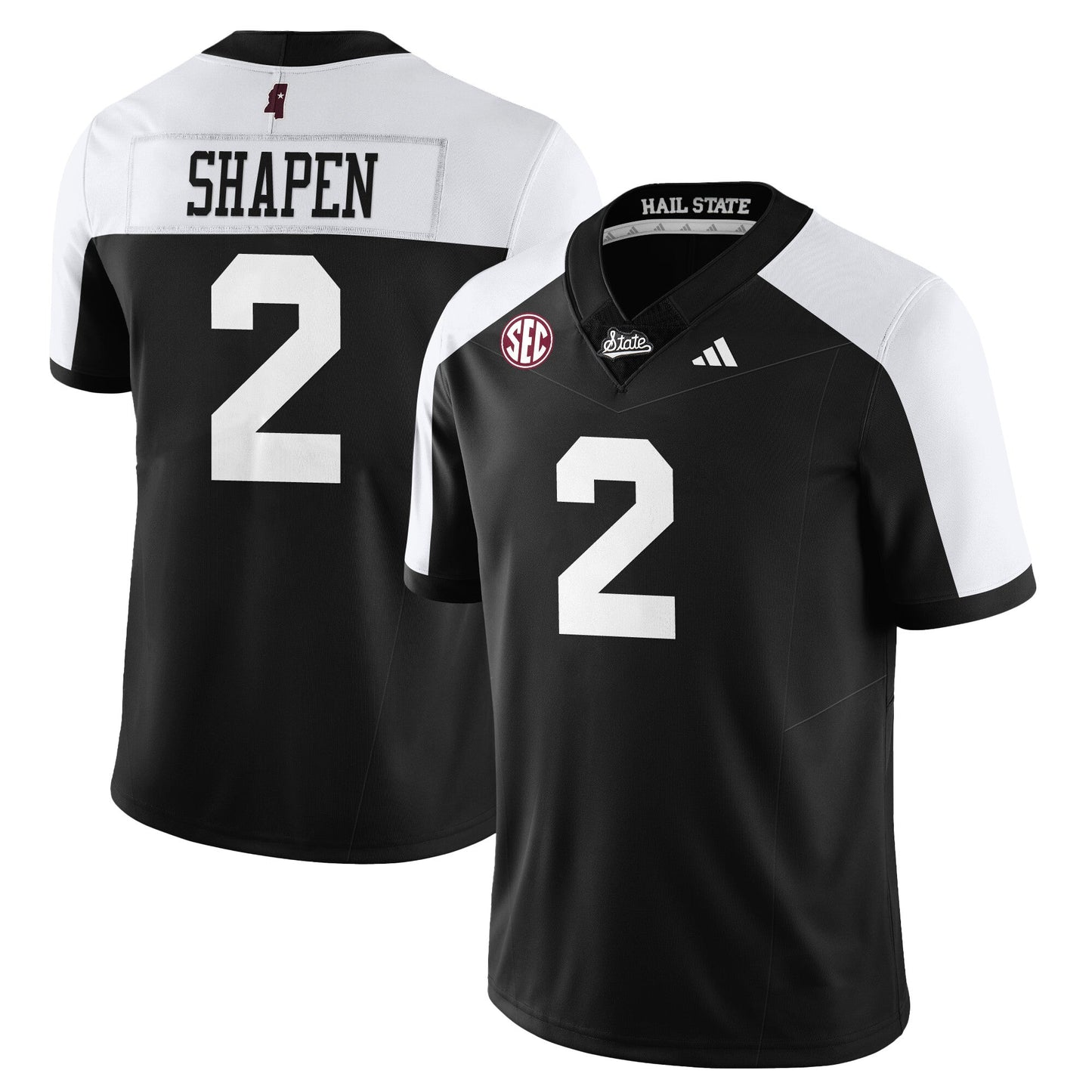 Mississippi State Football "Darkness" Limited Jersey - All Stitched