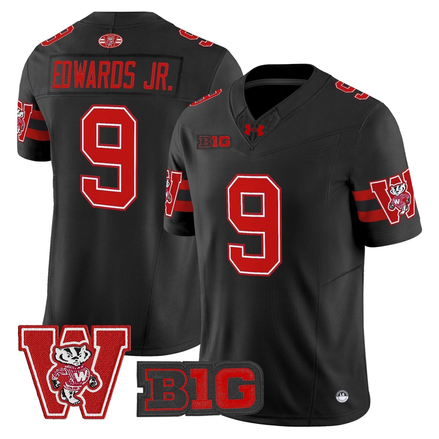Men's Wisconsin Badgers Throwback Vapor Limited Jersey - All Stitched
