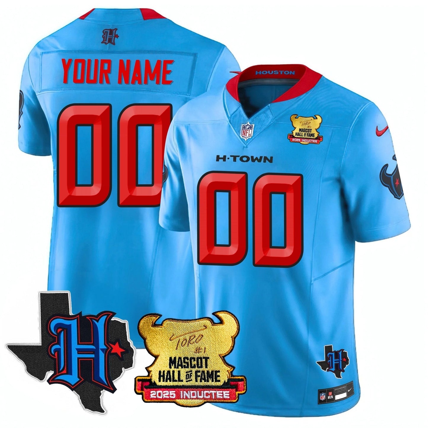 HT 2025 Mascot Hall Of Fame Custom Jersey - All Stitched