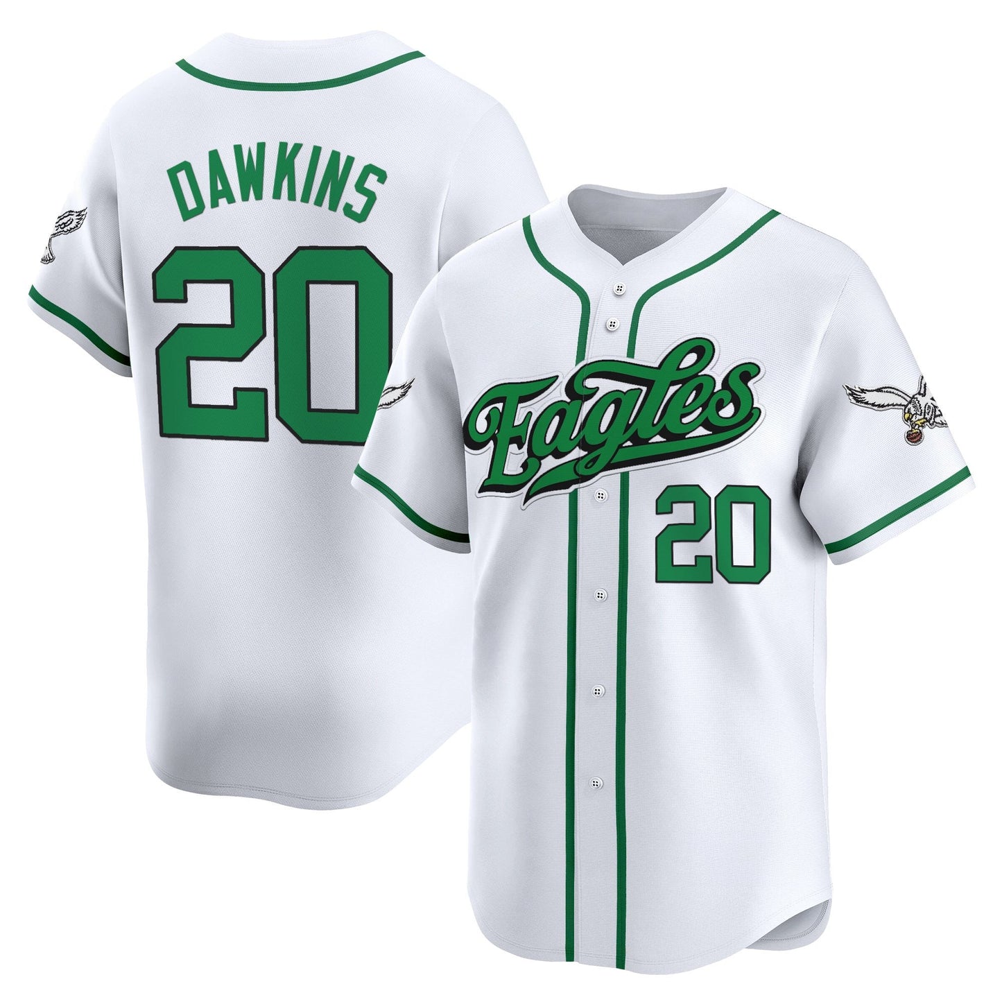Men's Philadelphia Eagles 2025 Vapor Baseball Jersey V2 - All Stitched