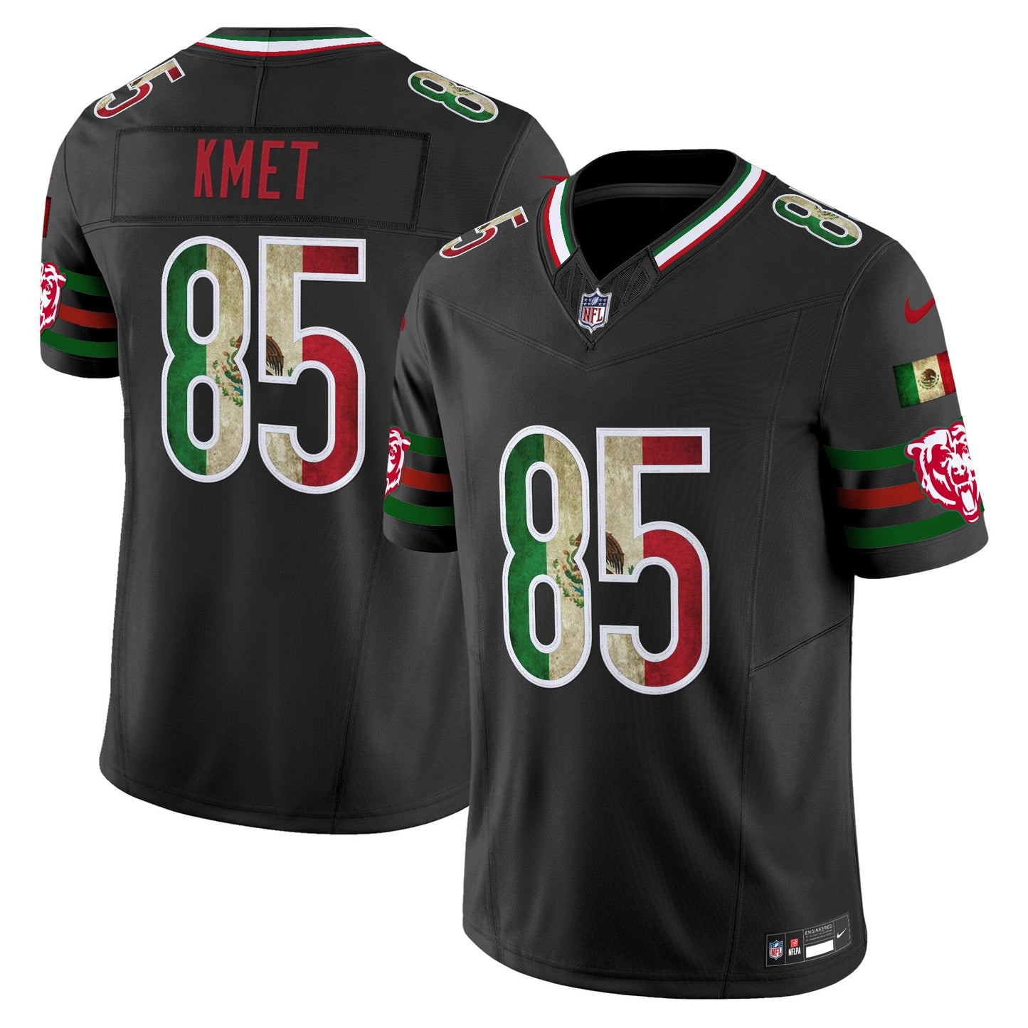 Men's Chicago Bears Mexico Vapor Limited Jersey - All Stitched