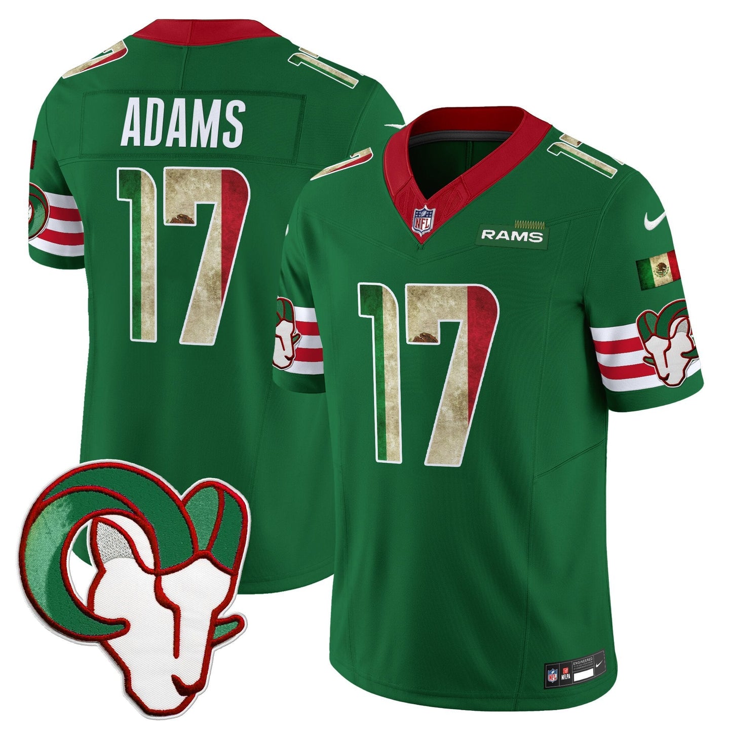 Men's Los Angeles Rams 2025 Mexico Vapor Limited Jersey - All Stitched