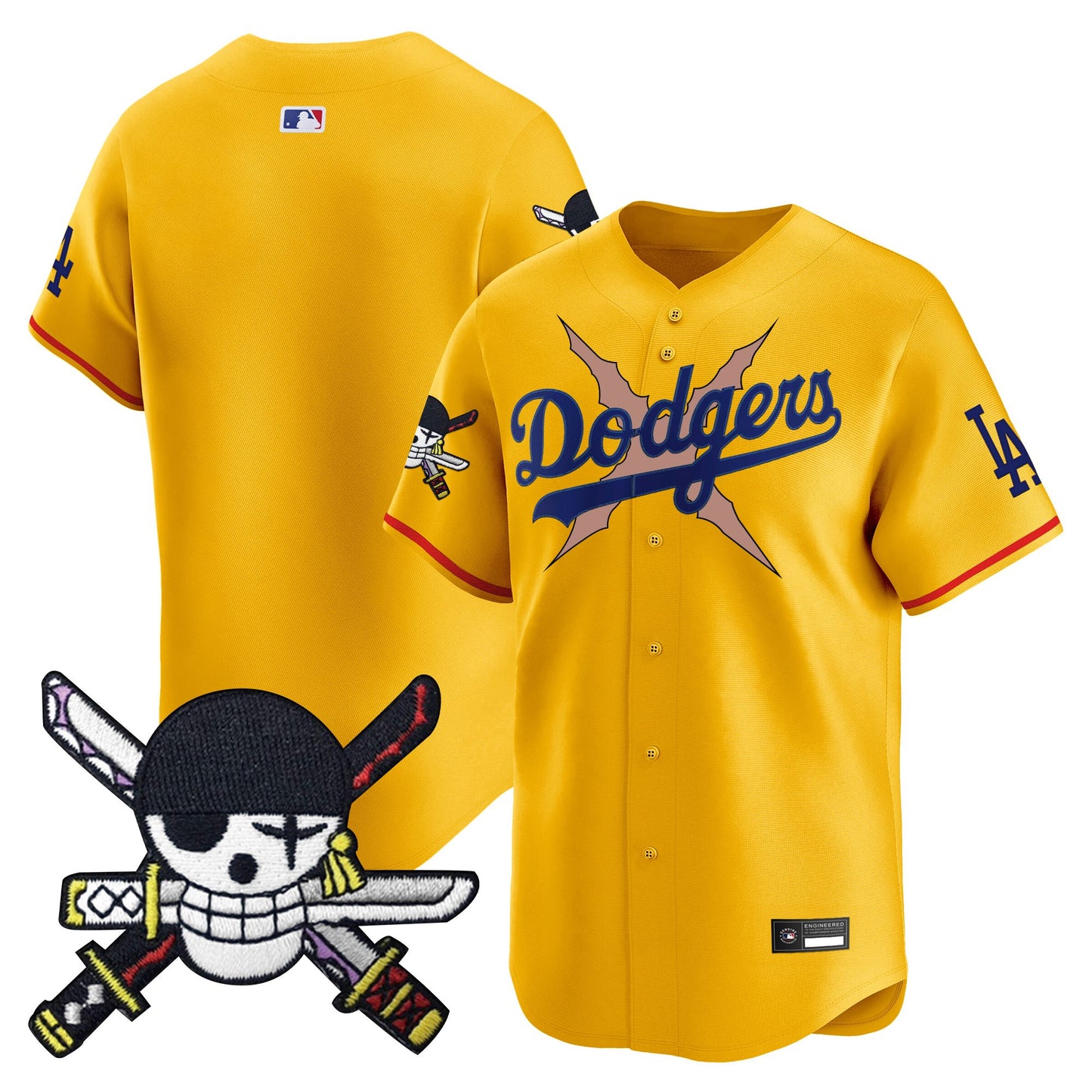 Los Angeles Dodgers x OP Zr Patch Vapor Premier Limited Jersey - Stitched