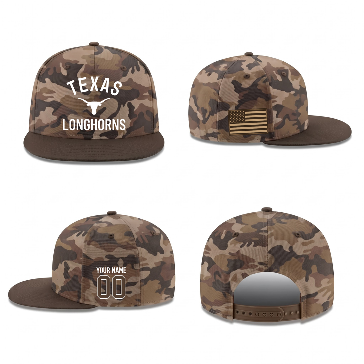 TEX Military Personalized Snapback Cap - Printed