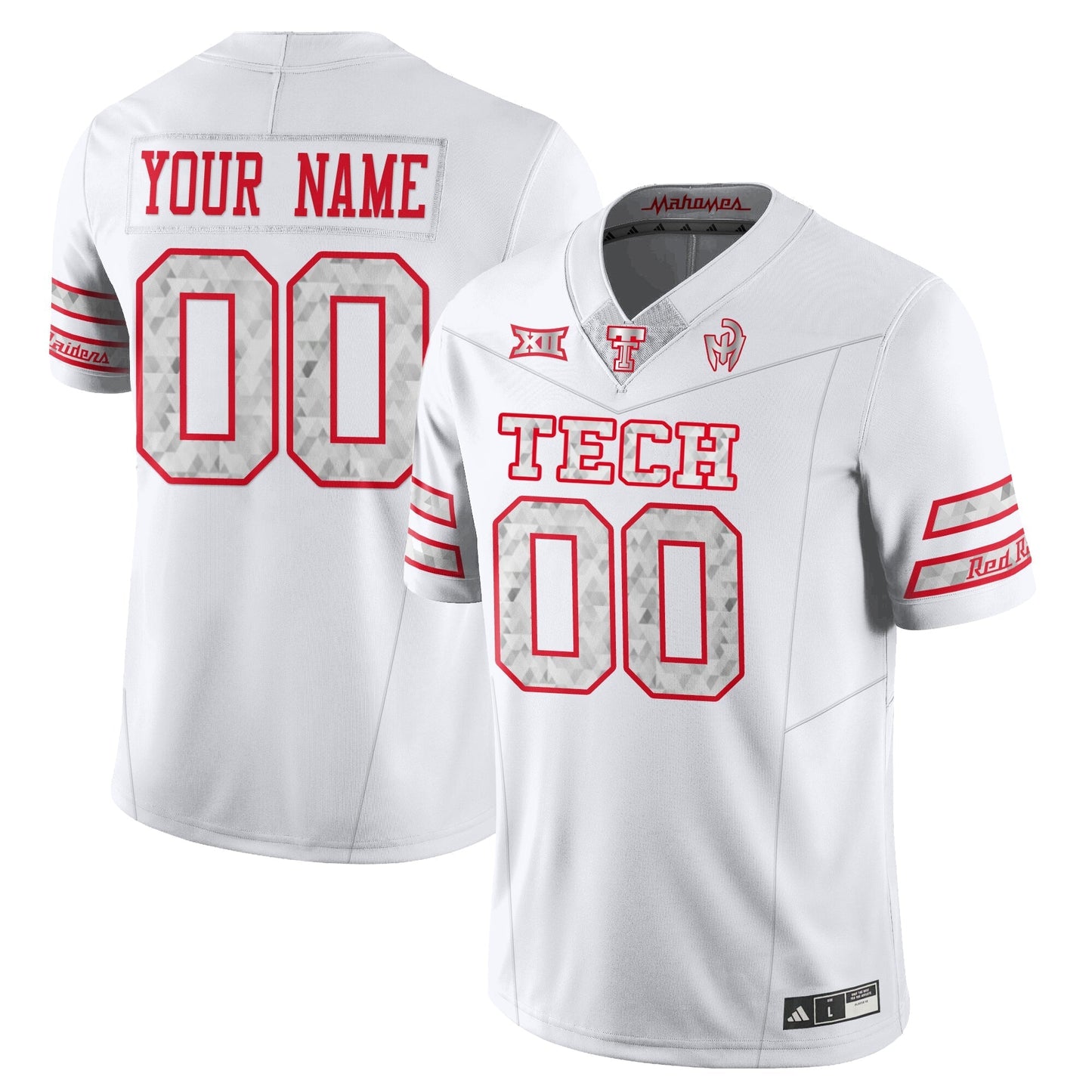 Texas Tech Football ���GalvanICED��� Custom Jersey - All Stitched