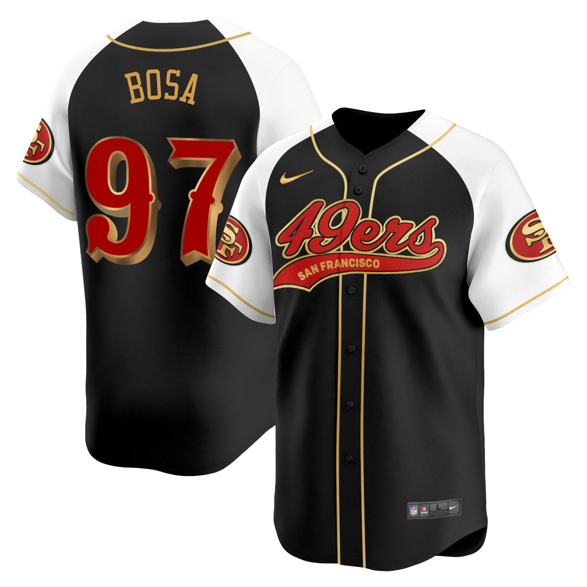 SF Rivalry Series Baseball Jersey - All Stitched