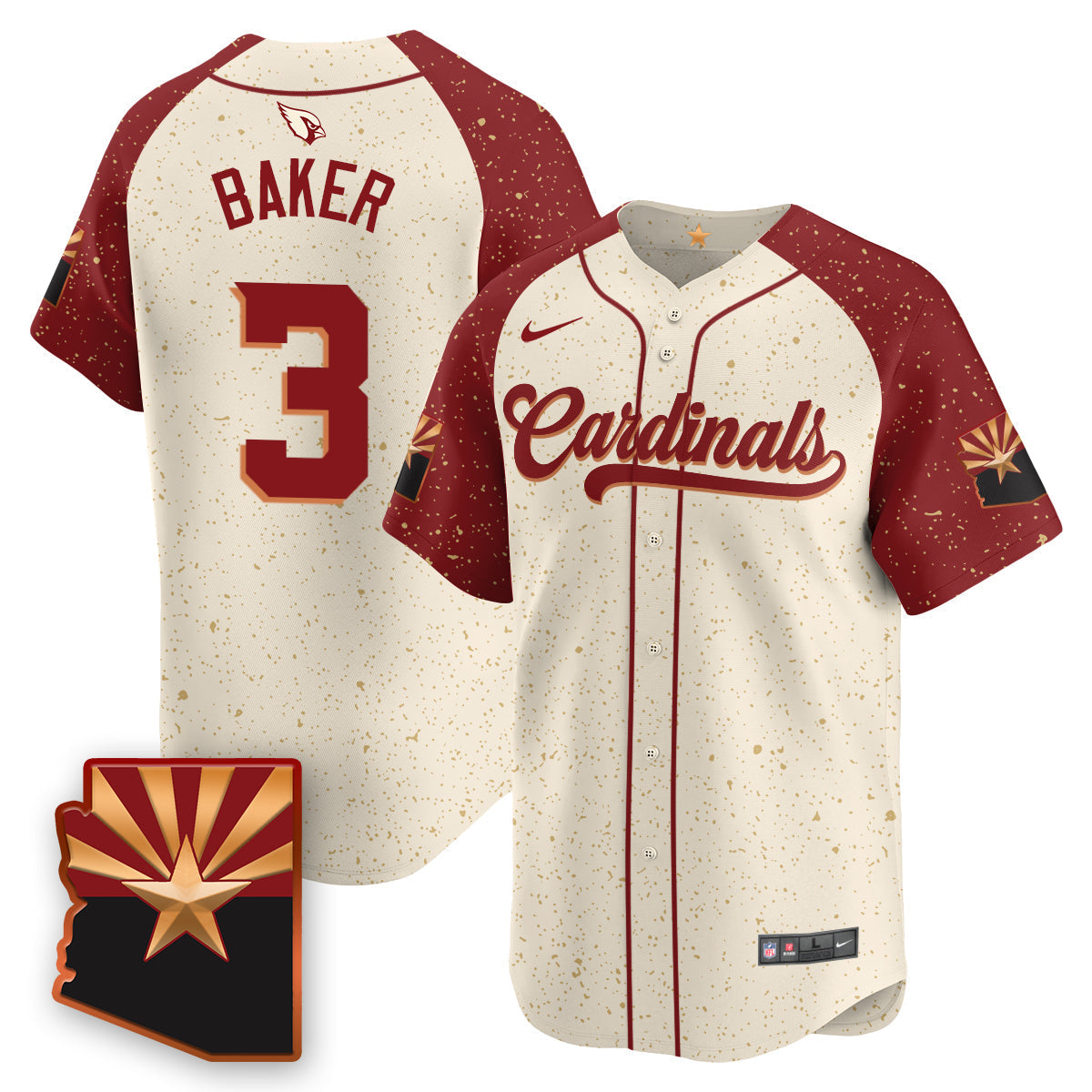 AC Rivalry Series Baseball Jersey - All Stitched