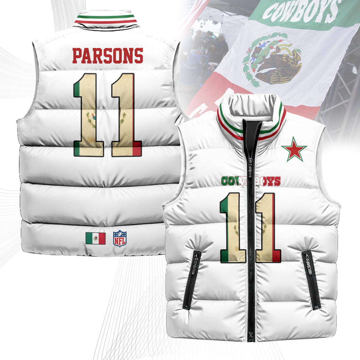 DC Mexico Puffer Vest