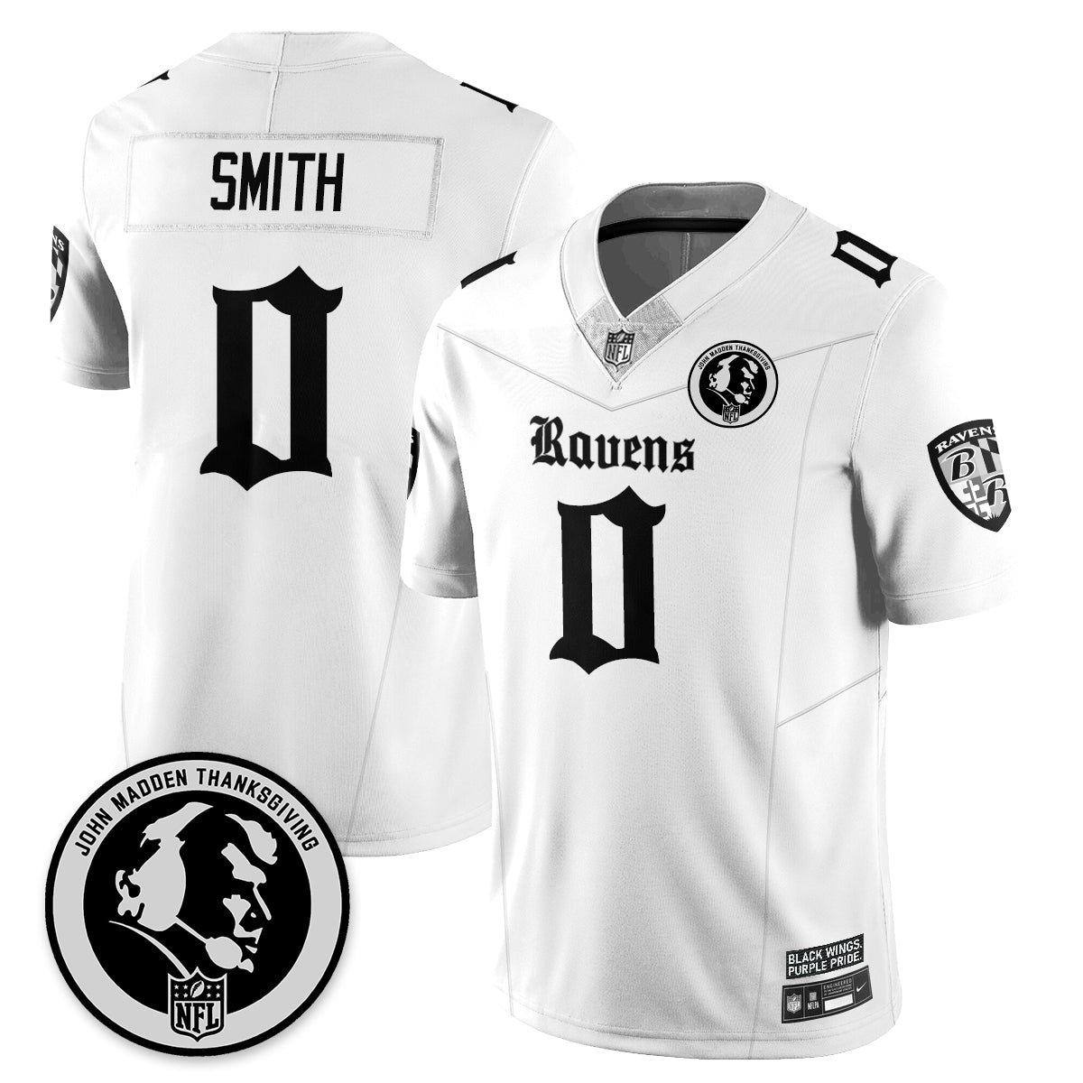 BAL Gothic Vapor Limited Jersey - John Madden Patch