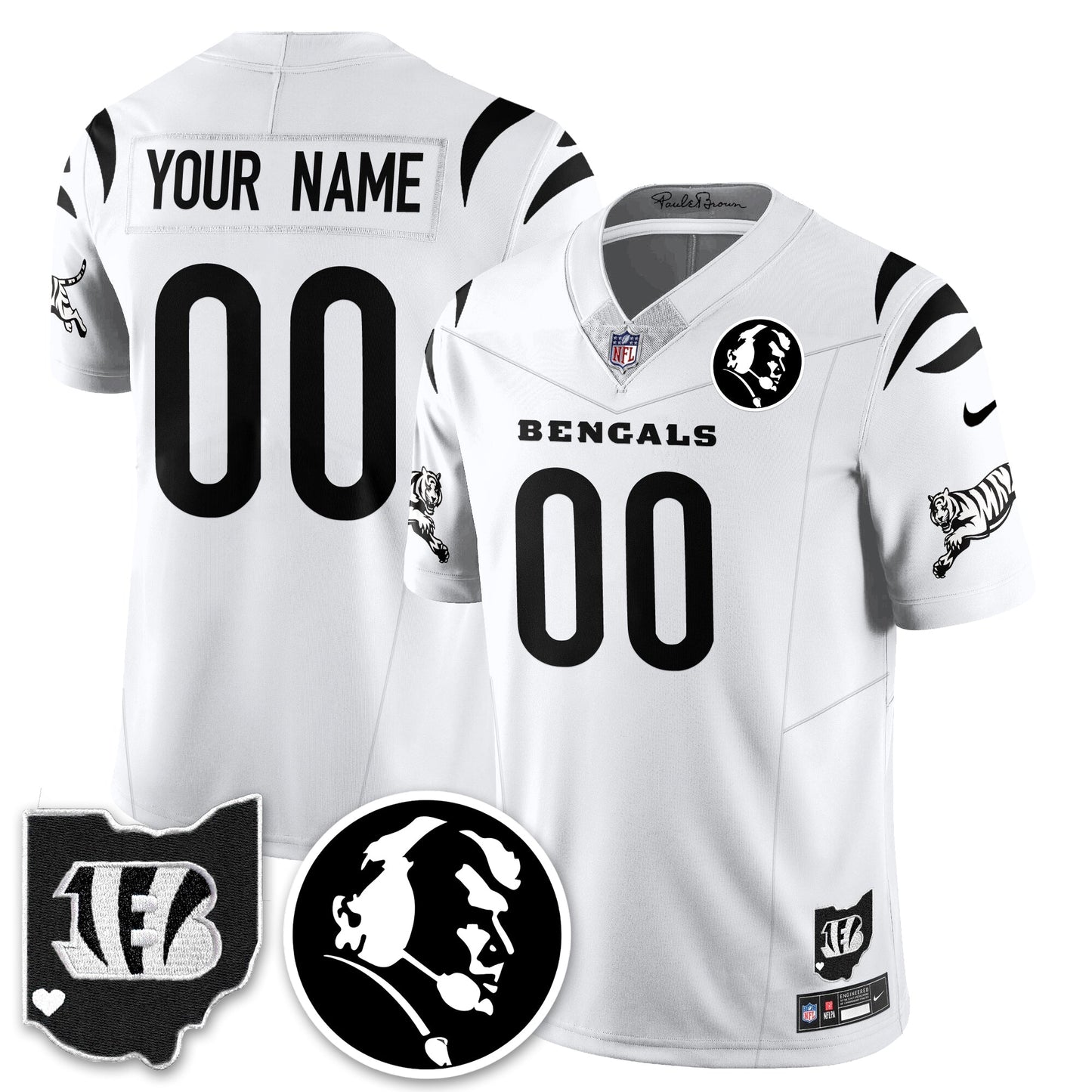 CIN Vapor Limited Jersey - John Madden Patch - All Stitched