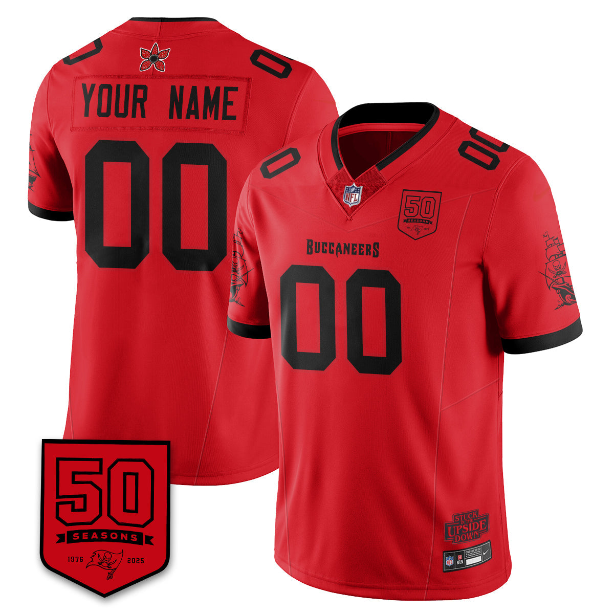 Custom TB 'Stranger Things Edition' Vapor Limited Jersey - All Stitched