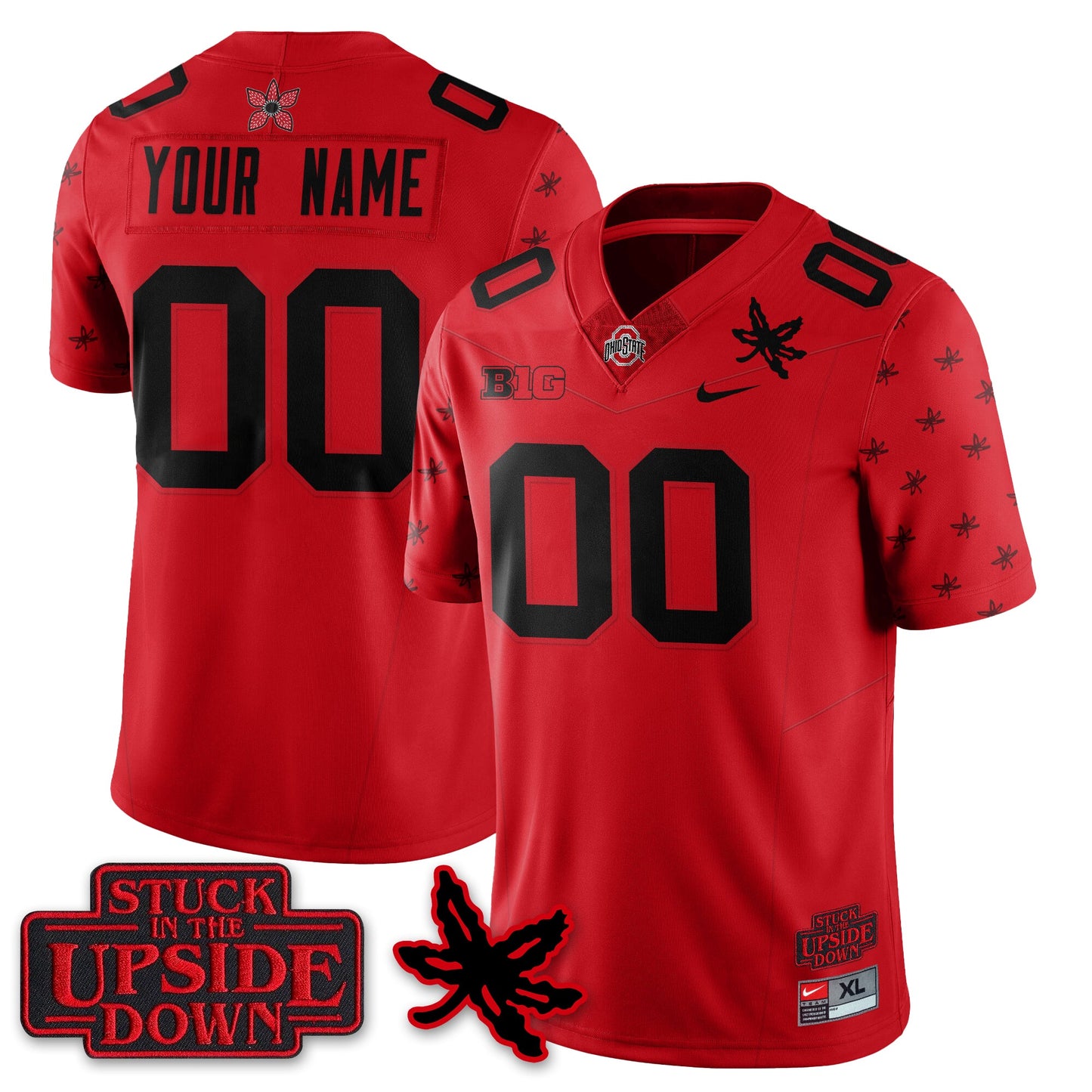OSU 'Stranger Things Edition' Vapor Limited Custom Jersey - All Stitched