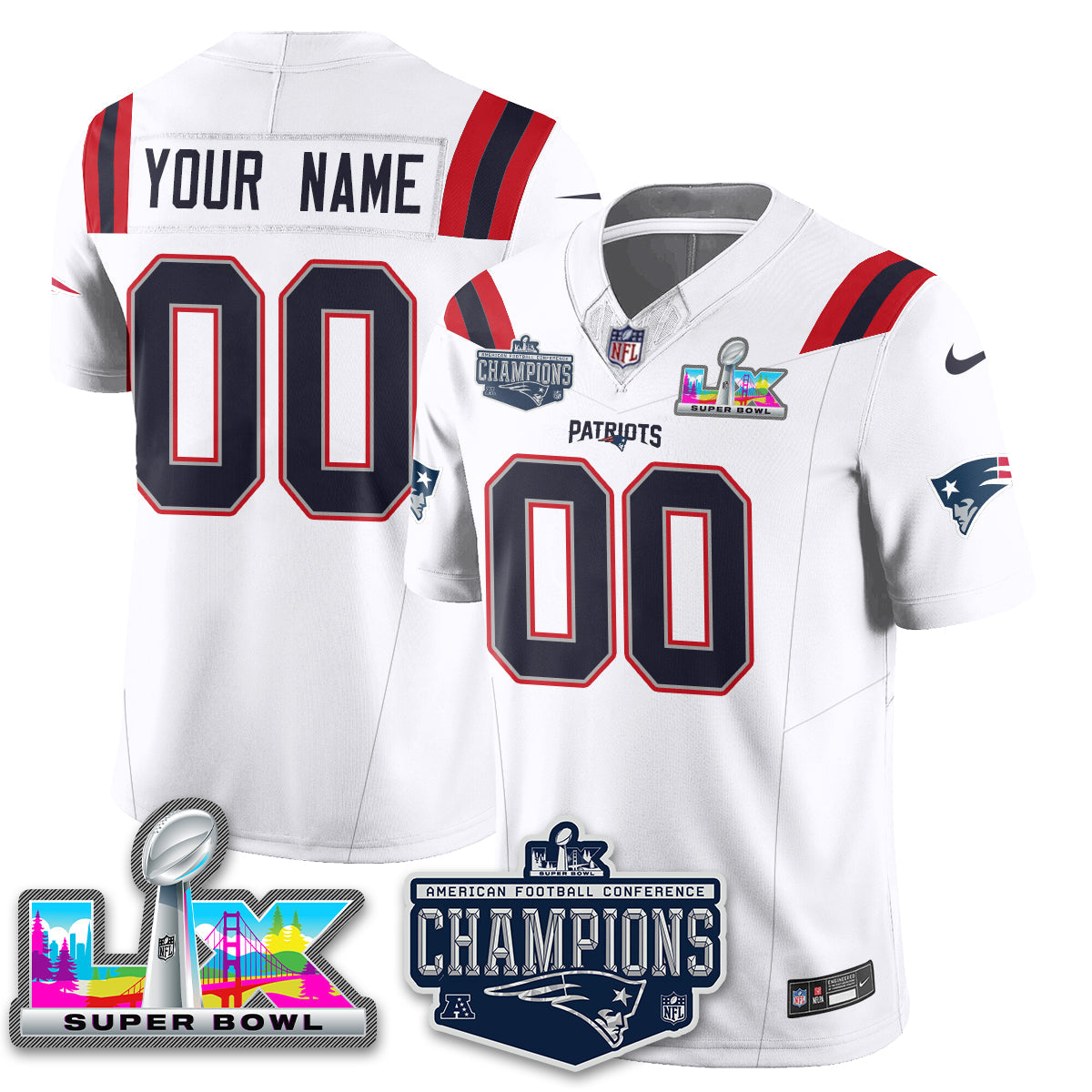 NE 2025 AFC Champions Vapor Limited Jersey