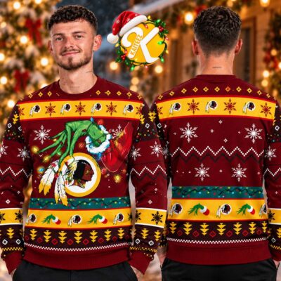Washington Commanders Christmas Gift Ugly Sweater - Printed V2
