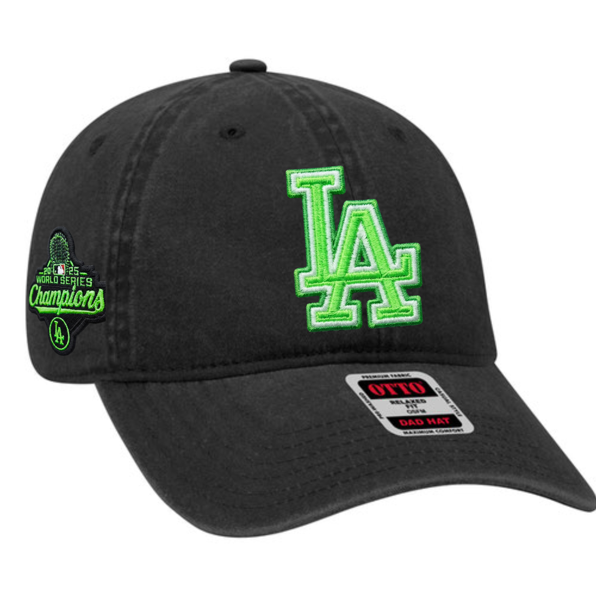LAD 2025 Champions Neon Style Cap - Embroidered