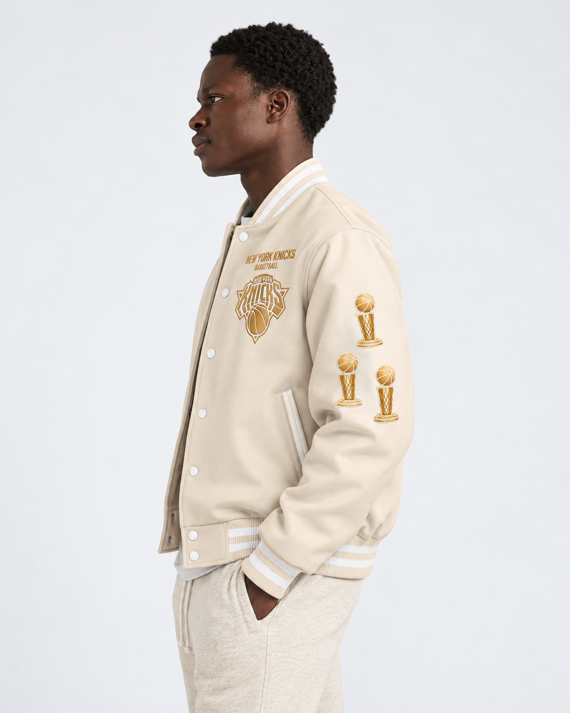 New York Knicks Champions 25/26 Limited Edition Varsity Jacket - Printed